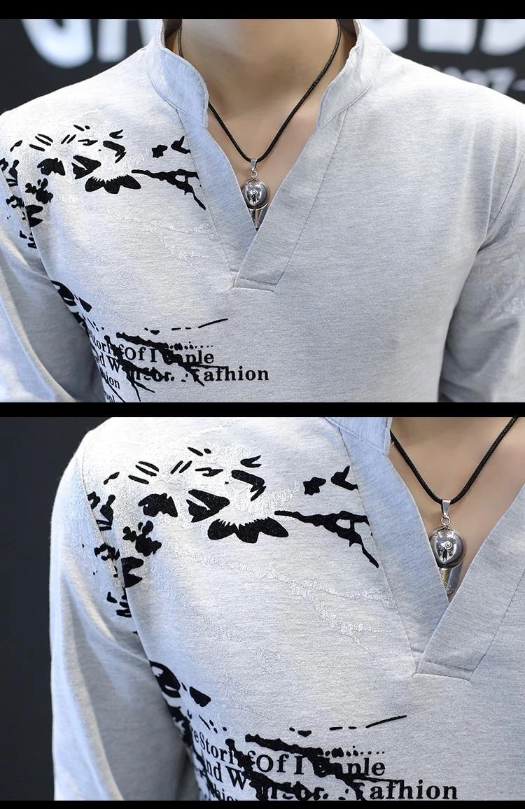 Stand Collar Man Pullovers Tight Bulk Spring Tops Sweatshirts Elasticity Designer Casual Social Quotes Slim Fit T Shirt for Men Stand Collar Man Pullovers Tight Bulk Spring Tops Sweatshirts Elasticity Designer Casual Social Quotes Slim Fit T Shirt for Men