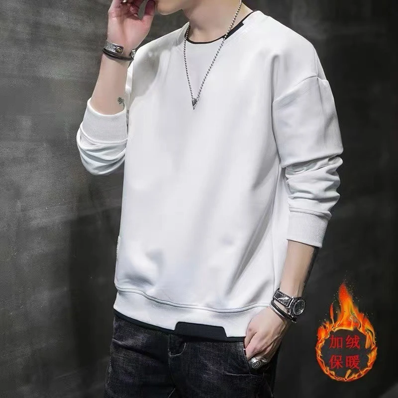 Spring and Autumn Casual Long Sleeved Mens T Shirts Harajuku Tops Streetwear Loose and Comfortable T-Shirts Men Clothing Spring and Autumn Casual Long Sleeved Mens T Shirts Harajuku Tops Streetwear Loose and Comfortable T-Shirts Men Clothing