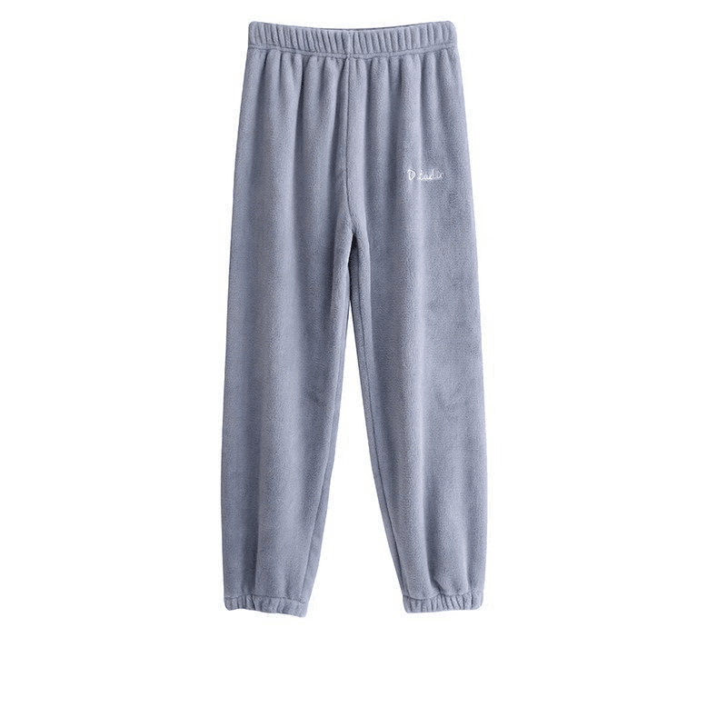 ITOOLIN Women Cashmere Pajama Sets Autumn Winter Woolen Pullovers And Pants 2 pieces Sets For Women Underwear Thermal Sets 2023